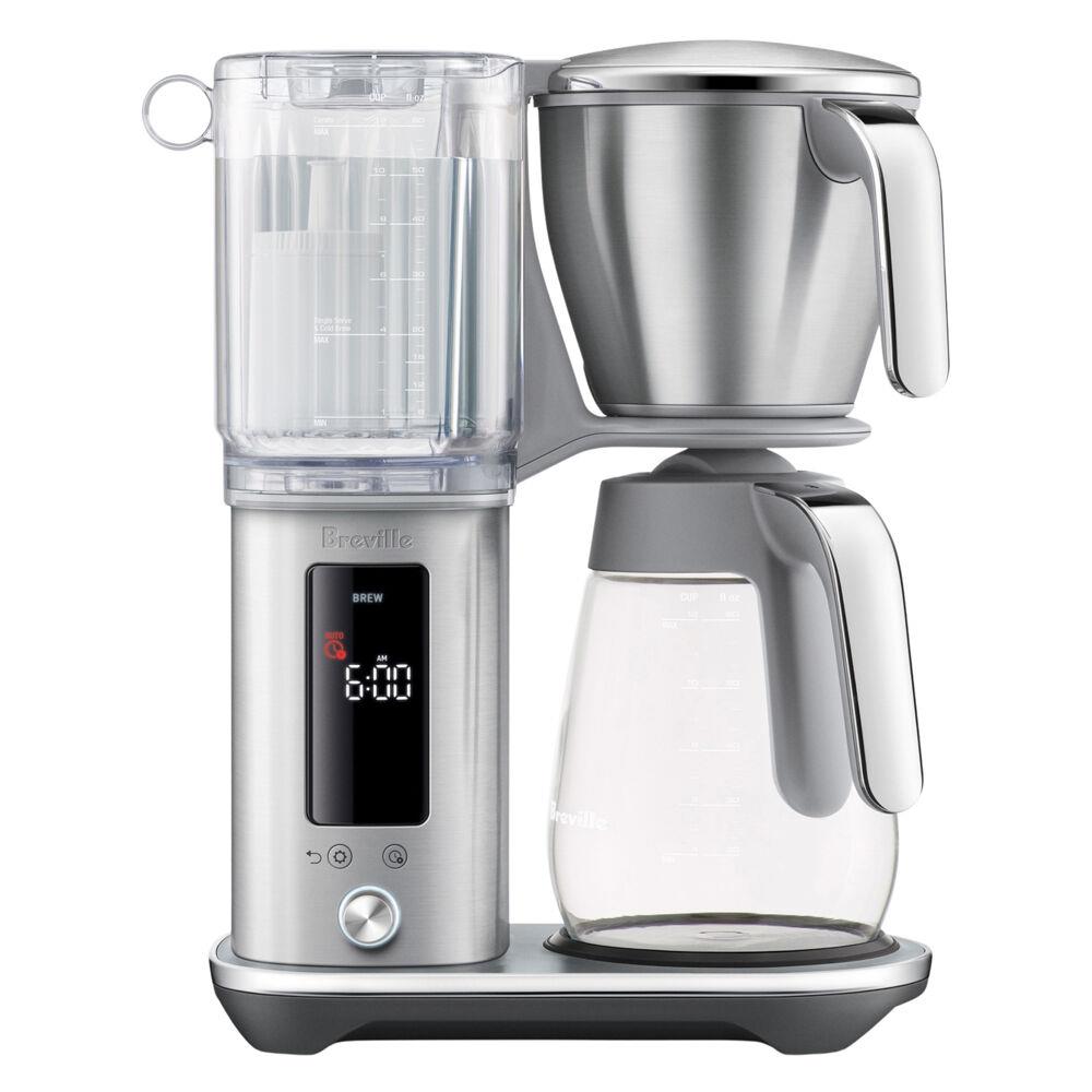 Breville Luxe Brewer Drip Coffee Maker with Glass Carafe, Stainless Steel
