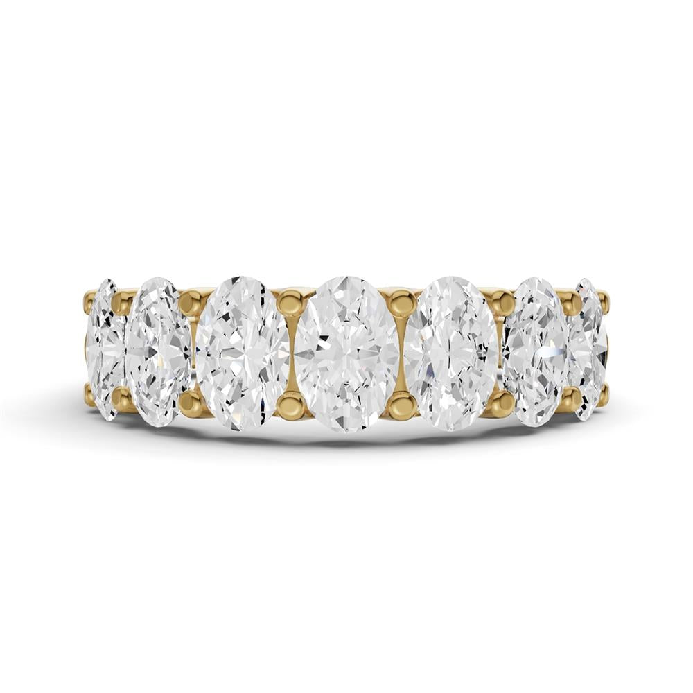 Prestige Boutique Diamonds 1CTW 7 Stone Oval Lab Diamond Band Size 7.5