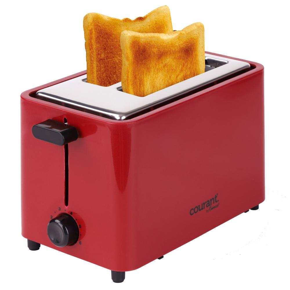 Courant Cool Touch 2-Slice Toaster Red