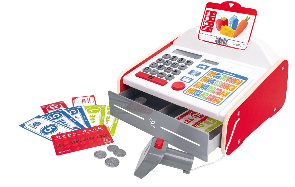 Hape Beep 'N Buy Cash Register Playset Ages 3+ Years