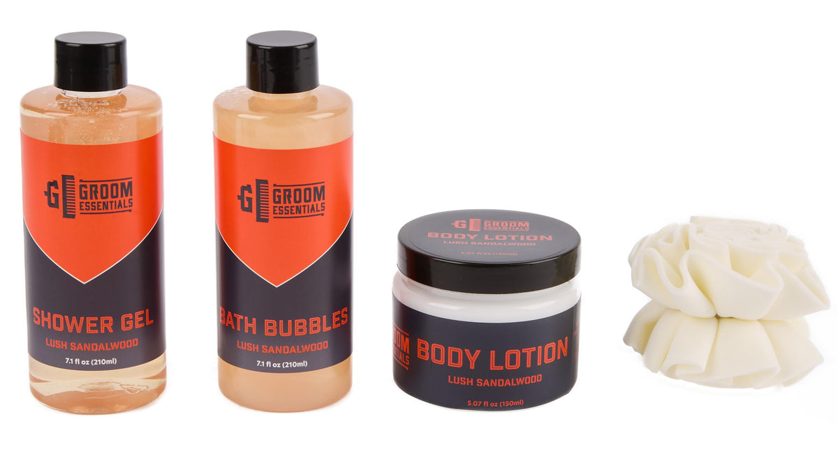 Groom Essentials Men's Deluxe Bath & Skincare Set