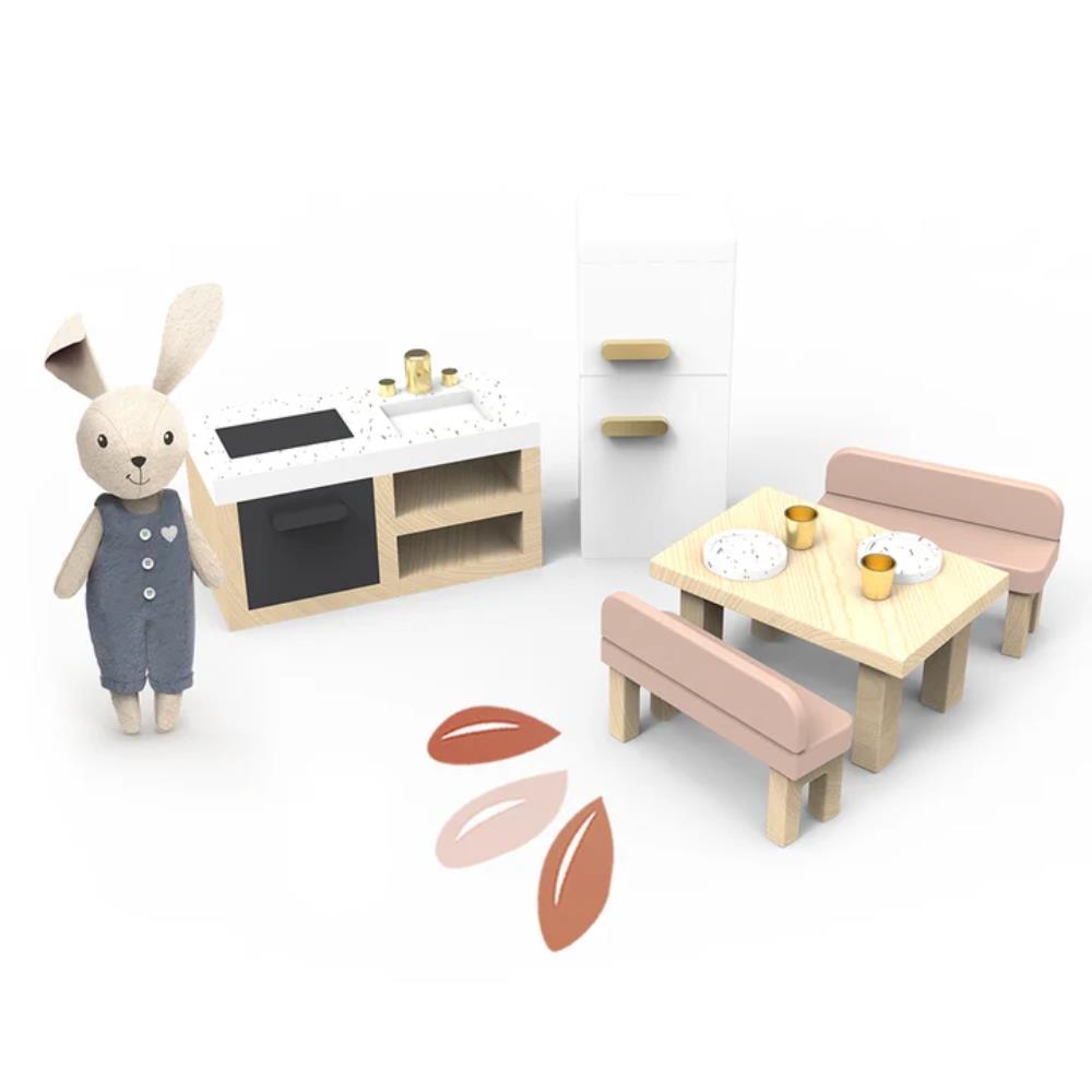 Speedy Monkey Doll House Kitchen Set