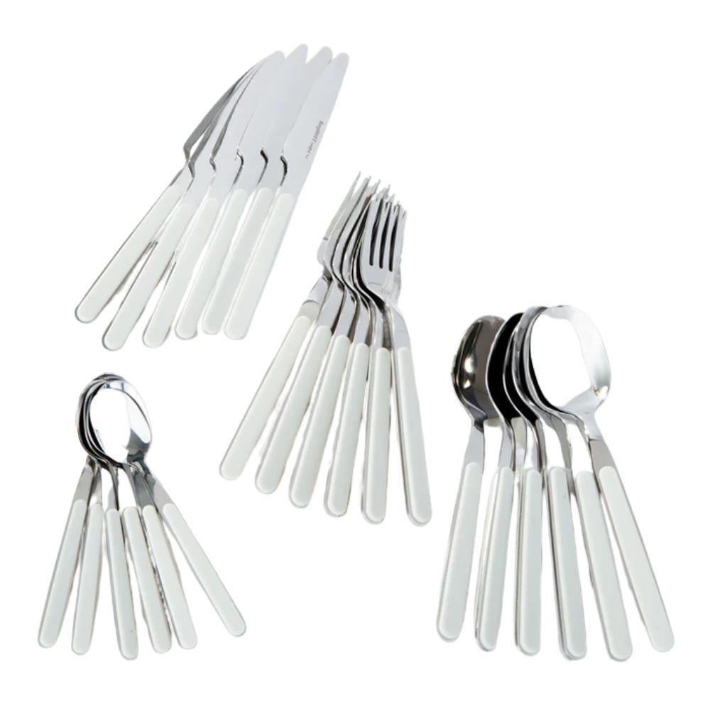 BergHOFF Leo Balance Stainless Steel 24Pc Flatware Set, Moonbeam
