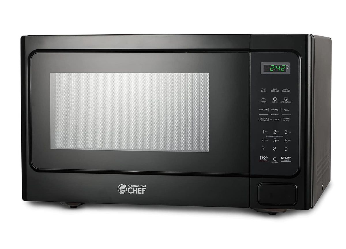 Commercial Chef Countertop Microwave Oven Size 1.3 Cu. Ft