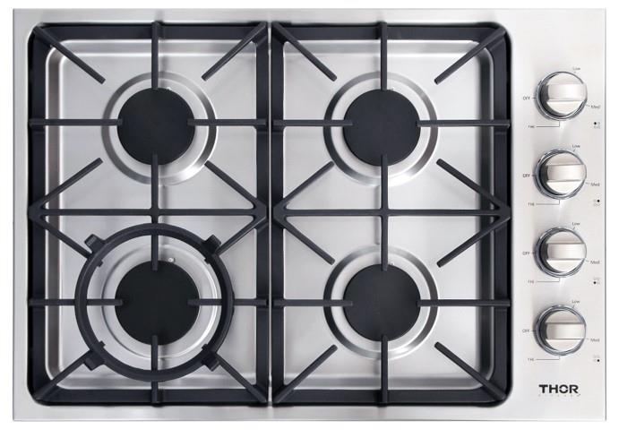 Thor 30" Pro-Style Drop-in 4-Burner Gas Cooktop