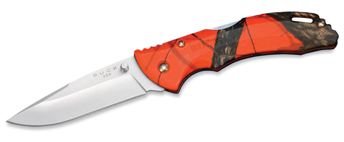 Buck Knives Bantam BLW Orange Camo - CAT 3895
