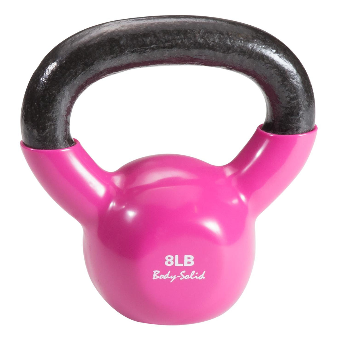 Body-Solid Vinyl Coated Kettlebell, 8 lb