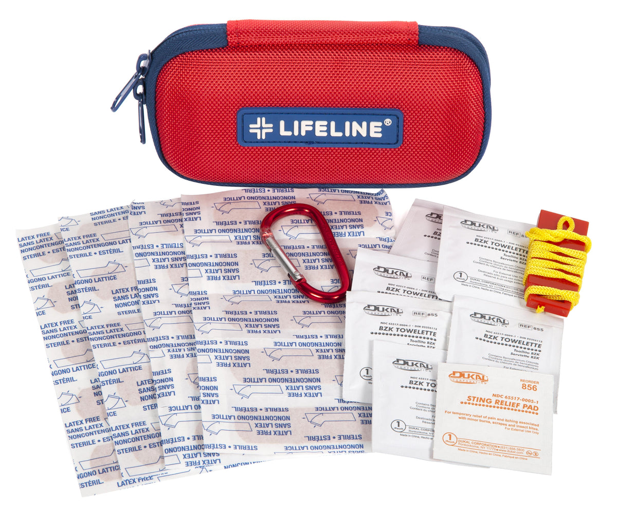 Lifeline Small Hard-Shell Foam First Aid Kit - 30-Piece