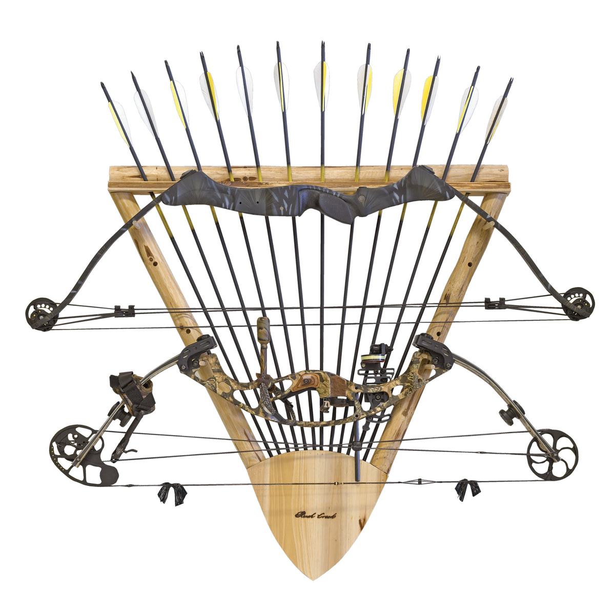 Rush Creek 2-Bow/12-Arrow Wall Storage Rack