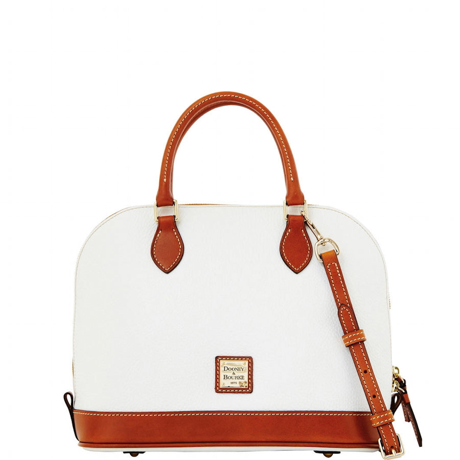 Dooney & Bourke Pebble Grain Zip Zip Satchel