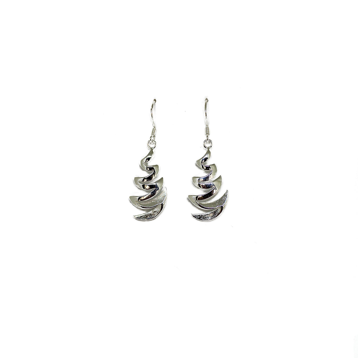 Completely Bella Zig Zag Earrings in Silver