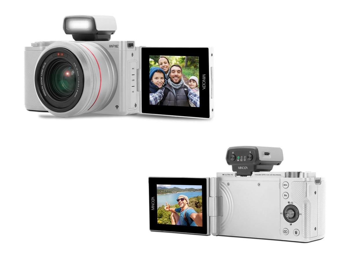 Minolta 72MP/5K/WiFi 10X Optical Zoom Camera