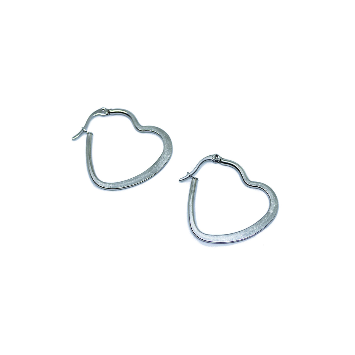 Completely Bella Contemporary Heart Earrings