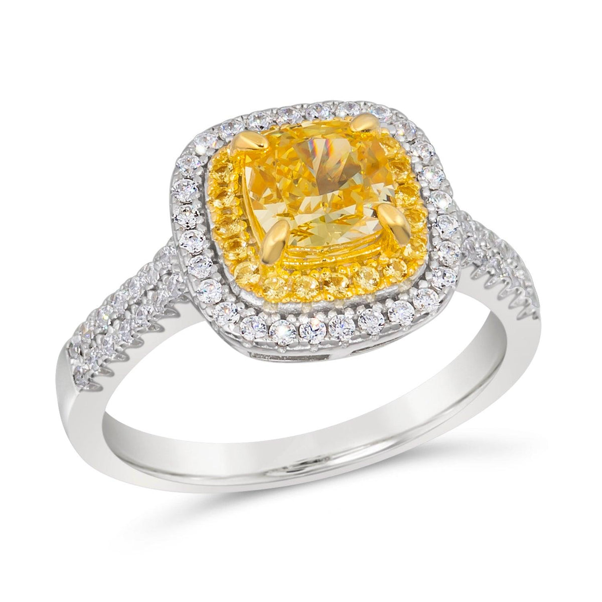 Anna Zuckerman Lucia Brilliante Cocktail Ring Size 10