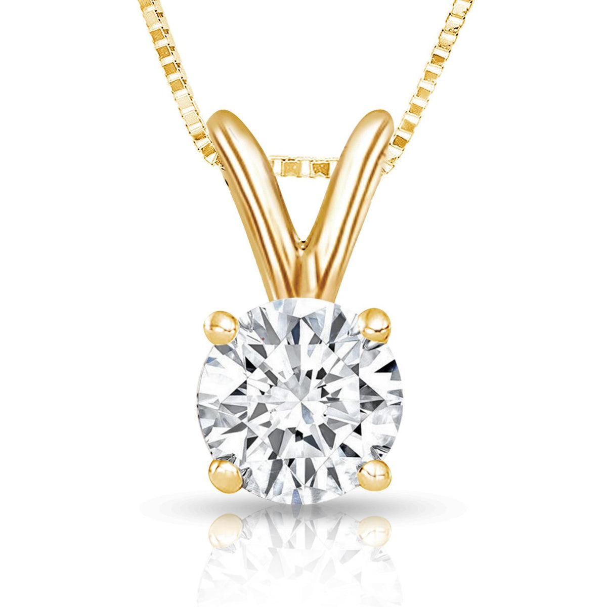 Infinity Luxe Jewelry Collection Round Lab Grown Diamond Necklace