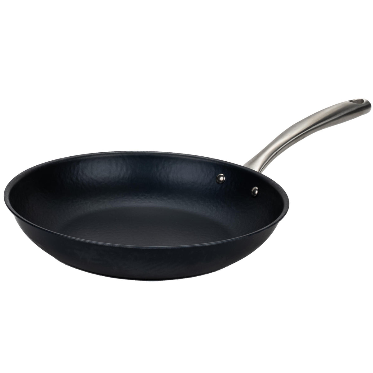 Black Angus x Alva Carbon Steel 11 inch Frying Pan