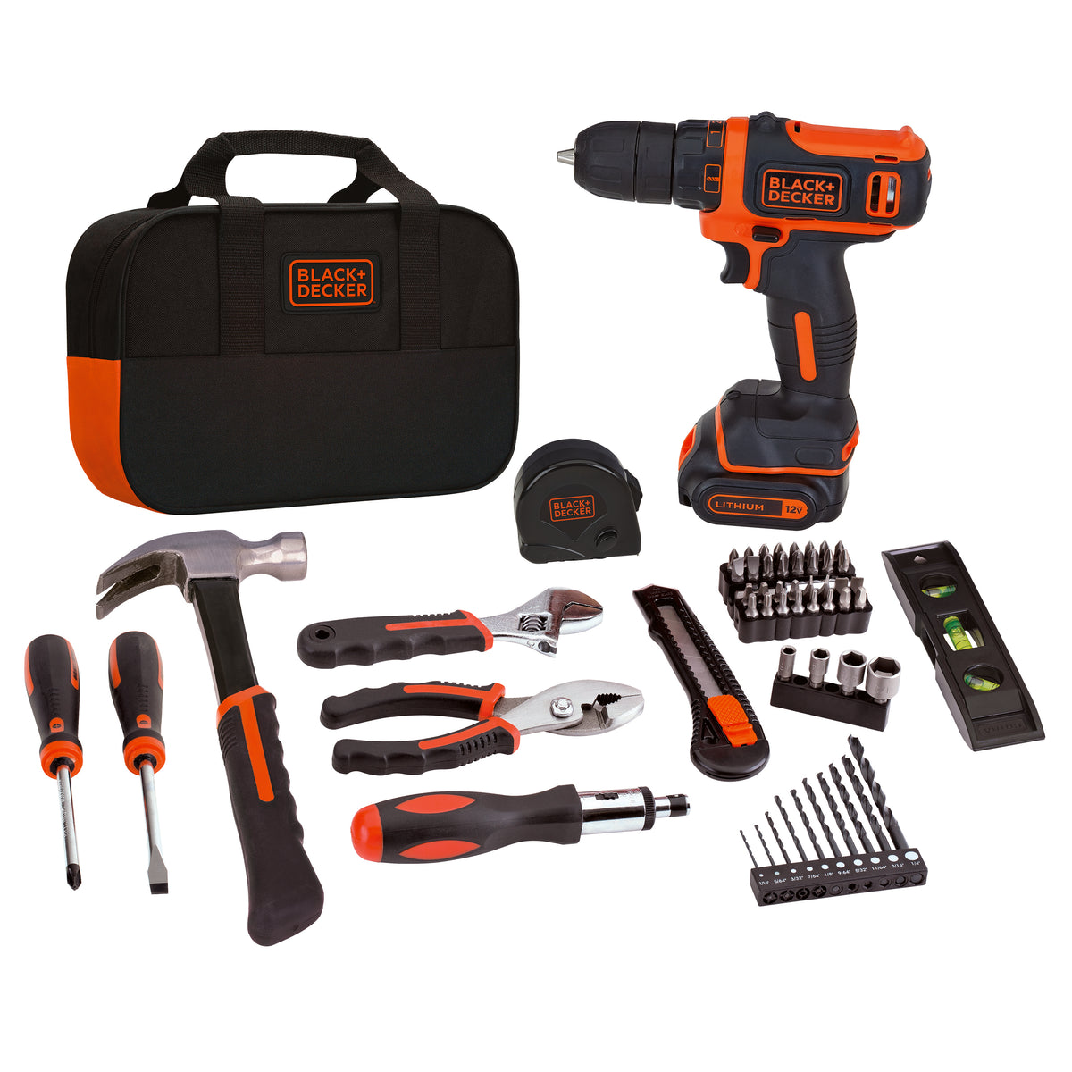 Black & Decker 12V Max Lithium-ion Drill/Driver Project Kit