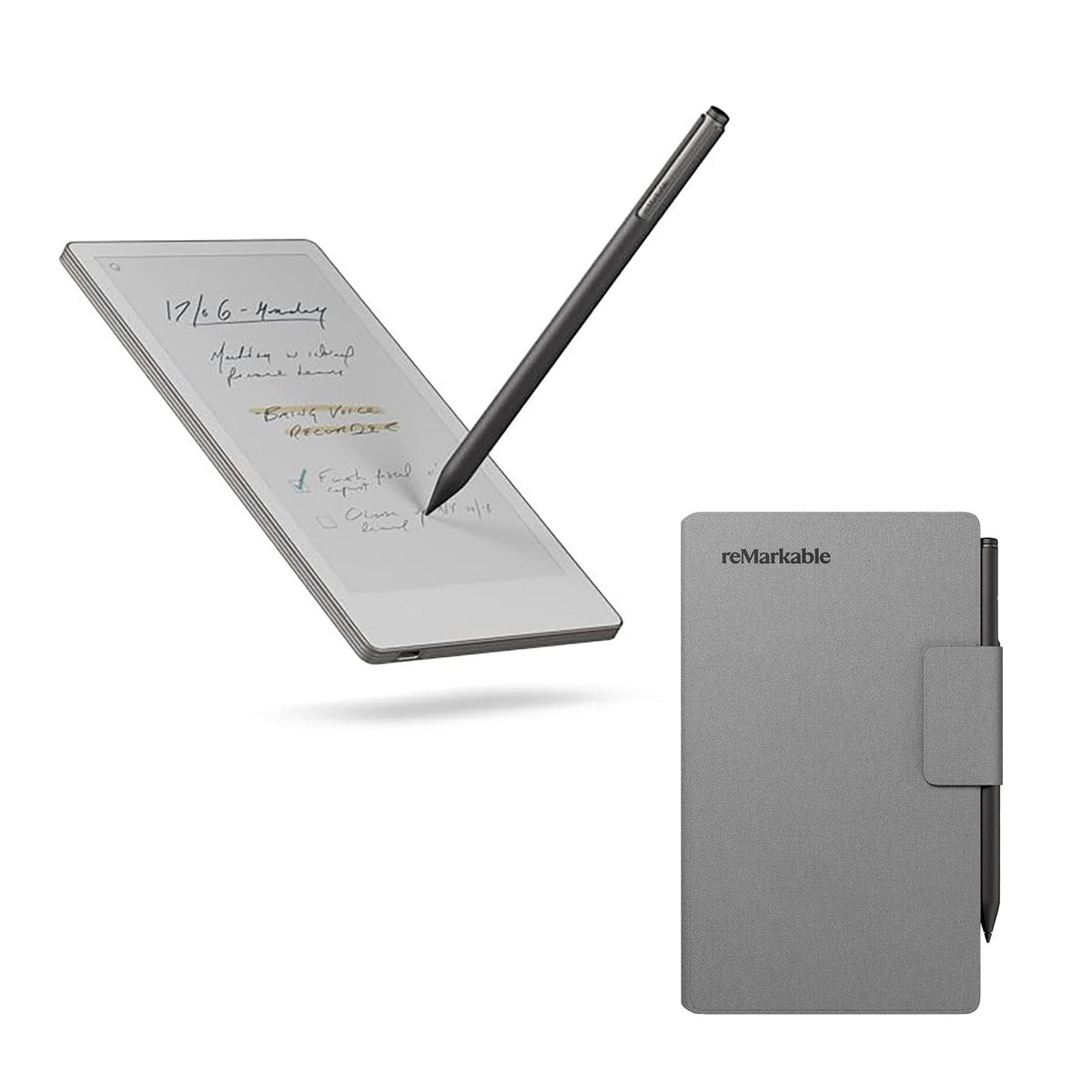 reMarkable Move Bundle with Weave Folio - Gray
