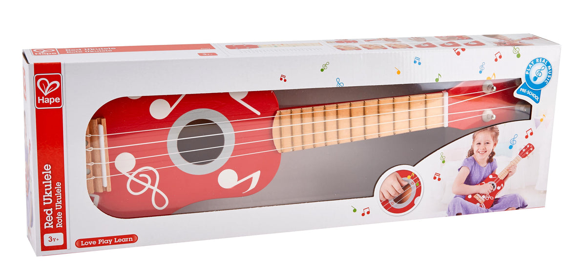 HapeToys Red Ukulele