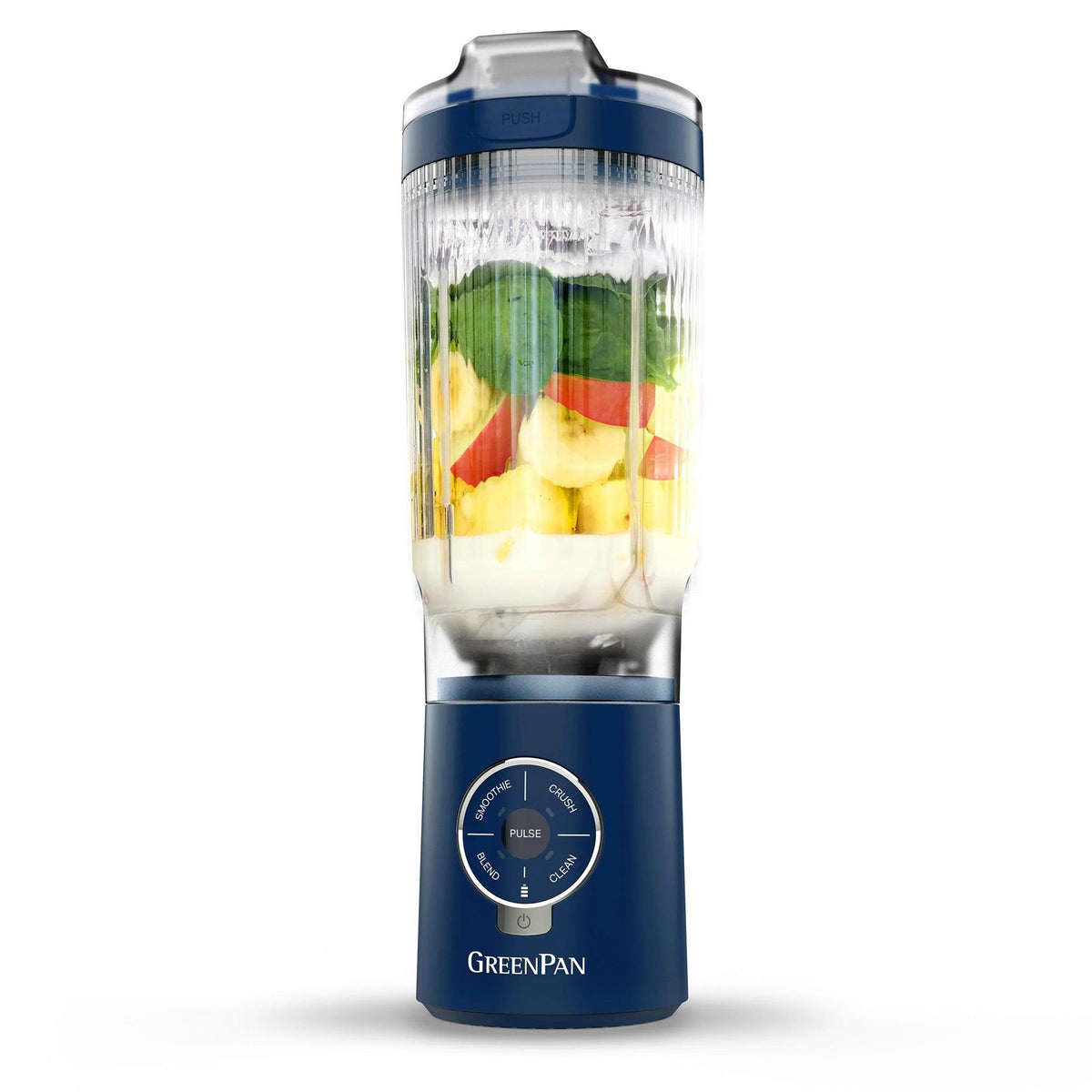 GreenPan Spin & Go Portable Blender Blueberry