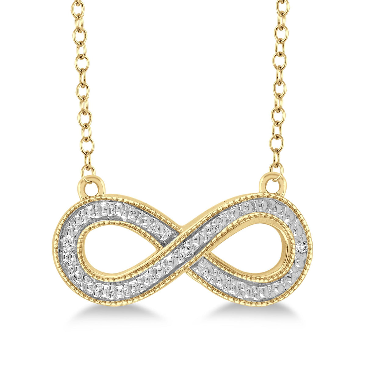 Jilco Inc Diamond Infinity Necklace