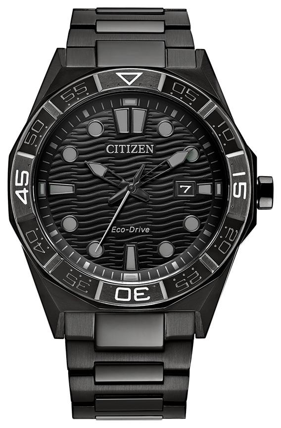 Citizen Watch Men's Brycen Stainless Steel Bracelet watch, Black dial