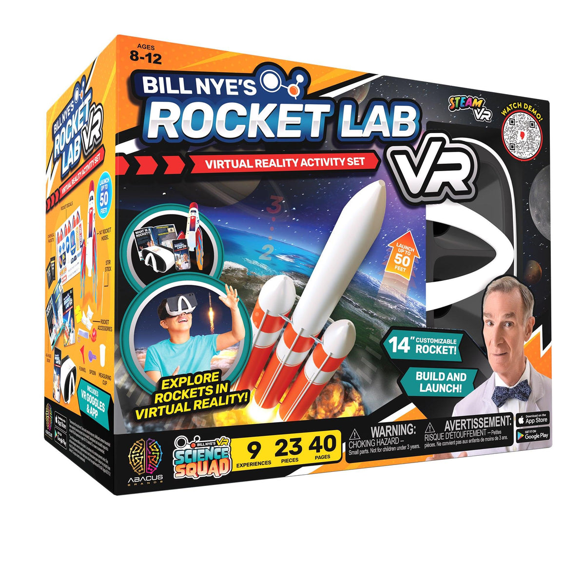 Abacus Brands Bill Nye Rocket Lab VR Science Kit Ages 8+ Years