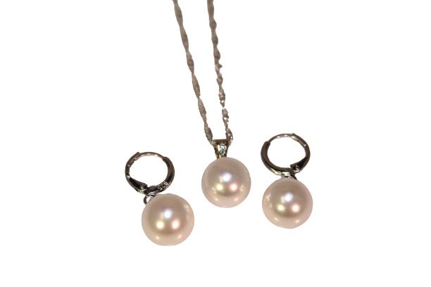 Completely Bella .925 Silver Pearl Ensemble