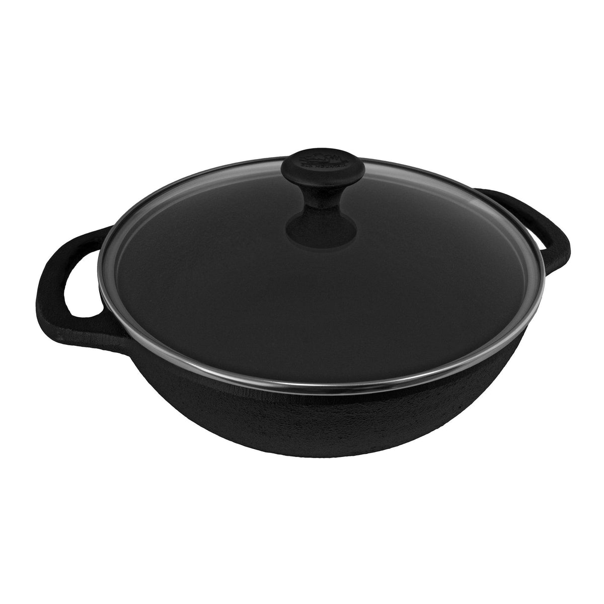 Old Mountain 12.75" Pre-Seasoned Cast Iron Braiser w/ Lid