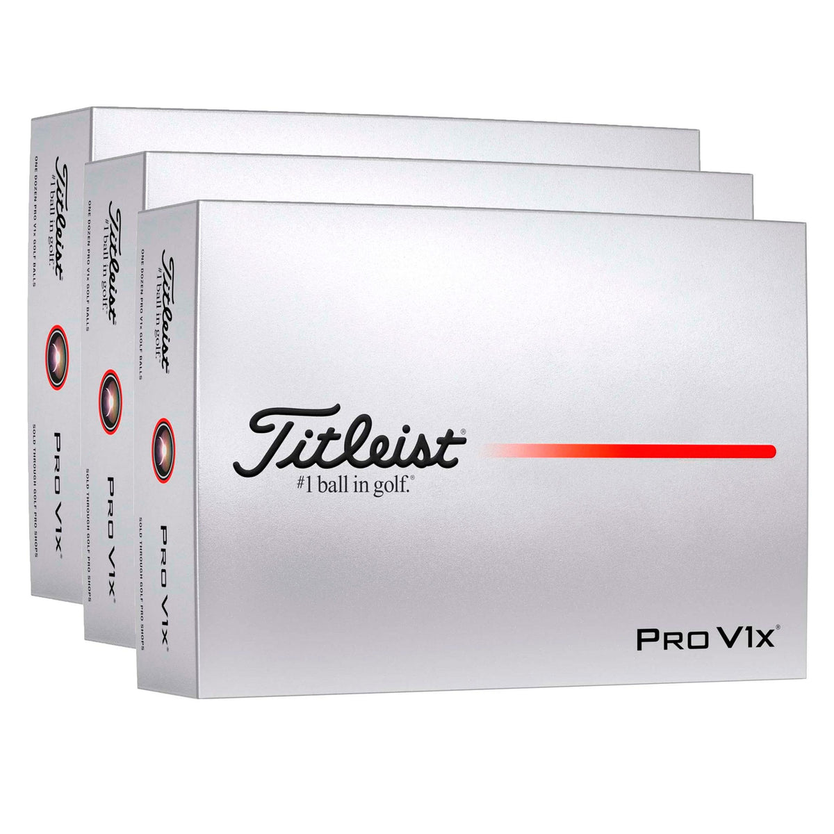 Titleist 2025 ProV1x White Golf Ball Kit - 3 Dozen