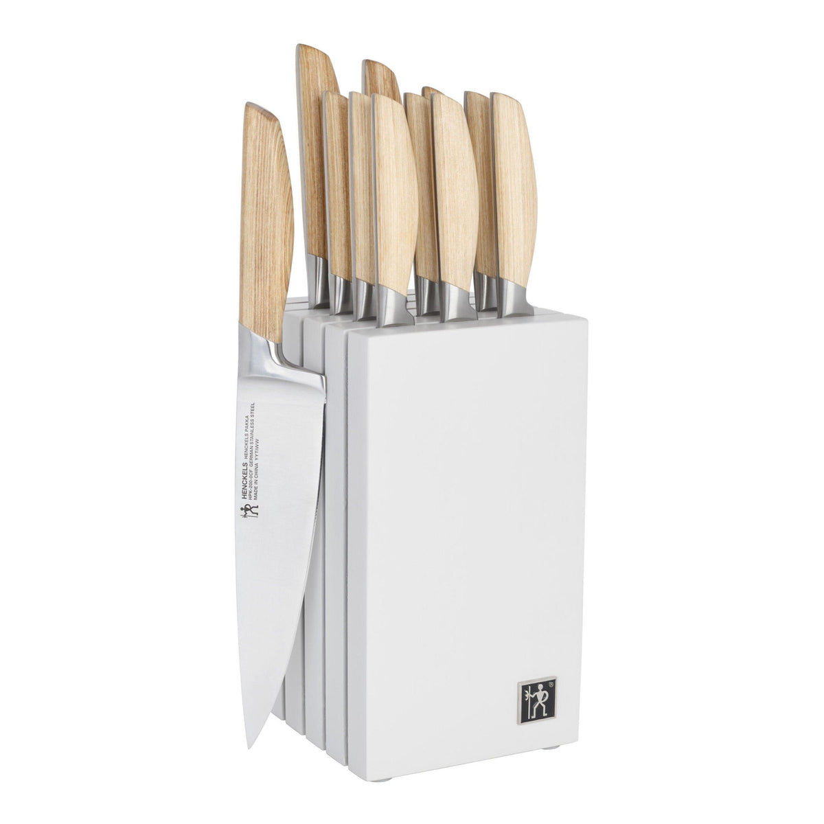 Henckels Pakka 13pc Knife Block Set w/ Vertical Magnetic Holder