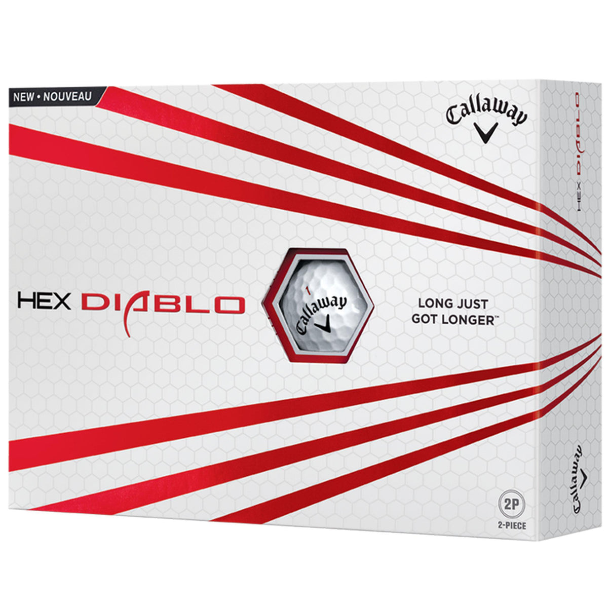 Callaway Hex Diablo White Golf Ball - 1 Dozen
