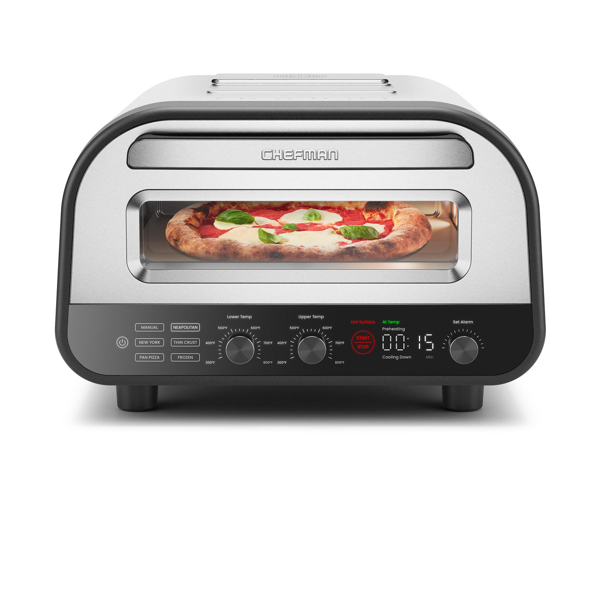 Chefman Home Slice Indoor Pizza Oven Size 18.7" x 17" x 11"