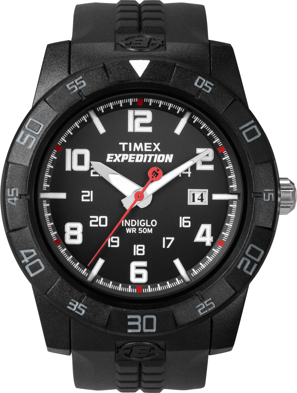 Timex Men's Expedition Rugged Analog Black Resin Strap Watch