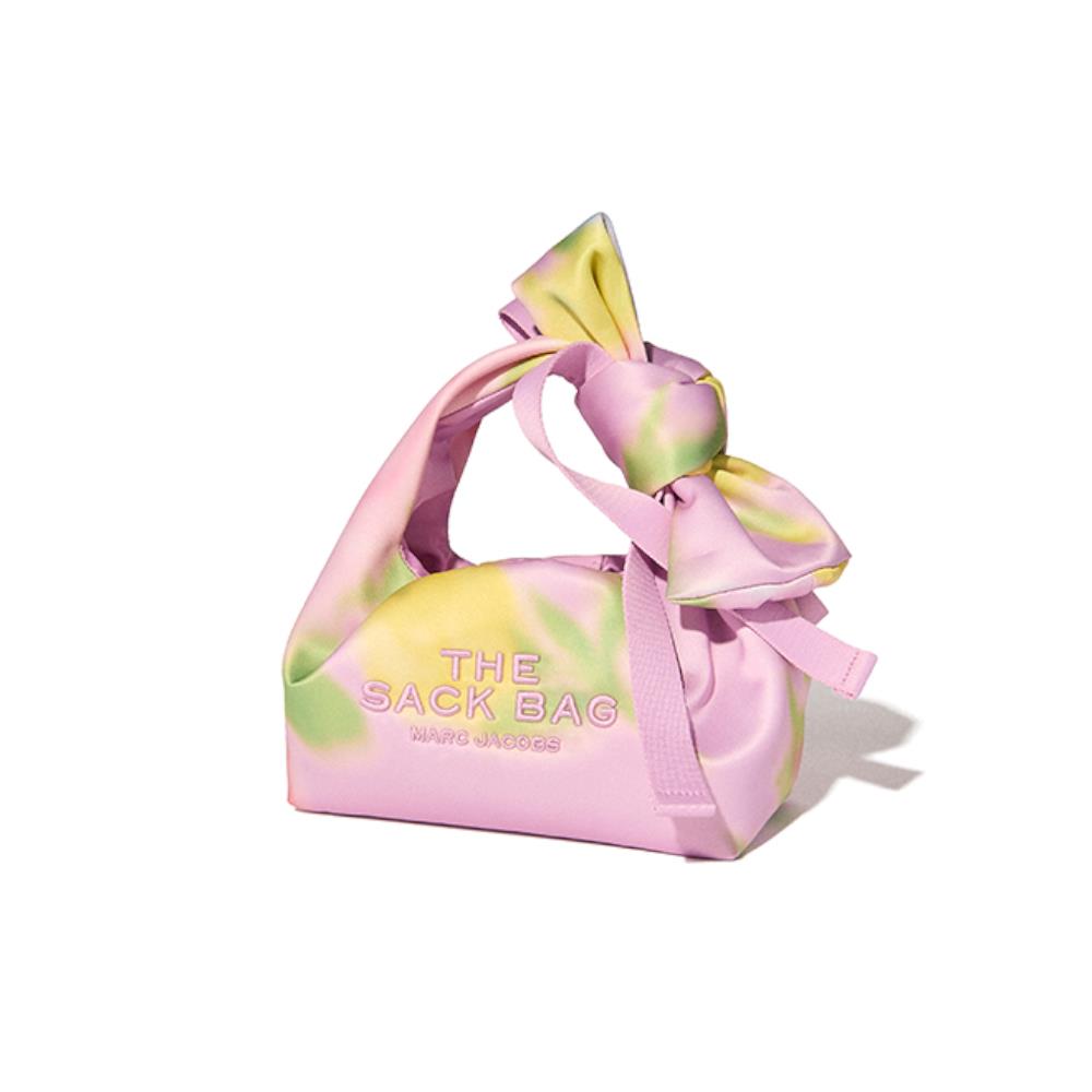 Marc Jacobs The Blurred Floral Satin Bow Mini Sack Bag