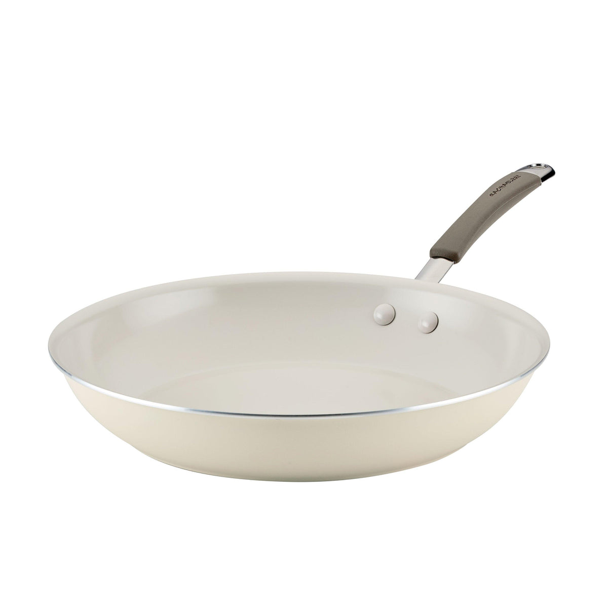 Rachael Ray 12.5" Cucina Ceramic Fry Pan Almond