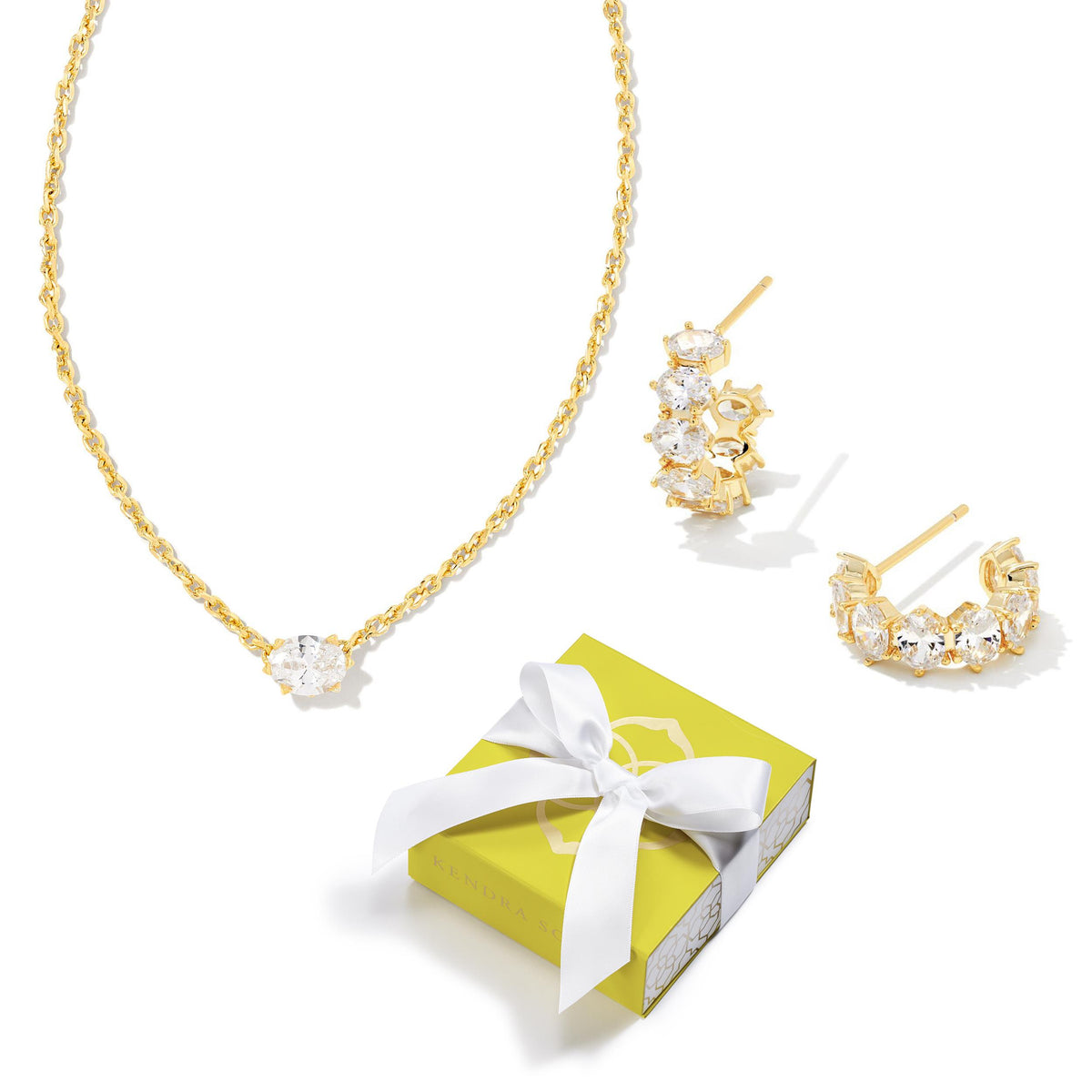 Kendra Scott Cailin Crystal Necklace & Earrings Set