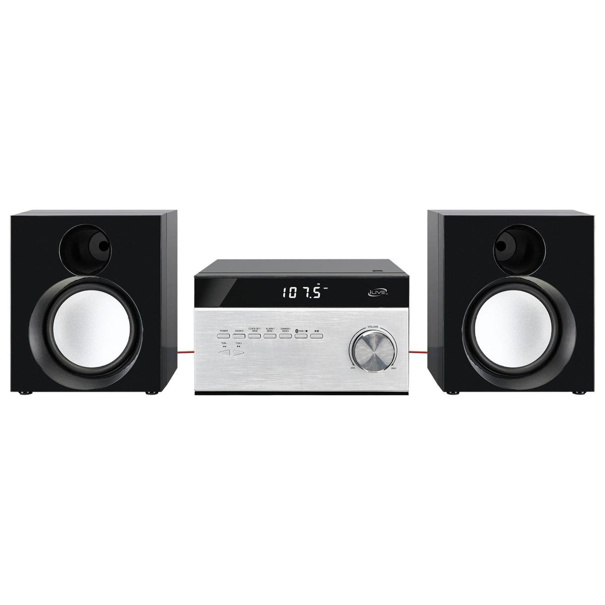 iLive Bluetooth Home Music Shelf System