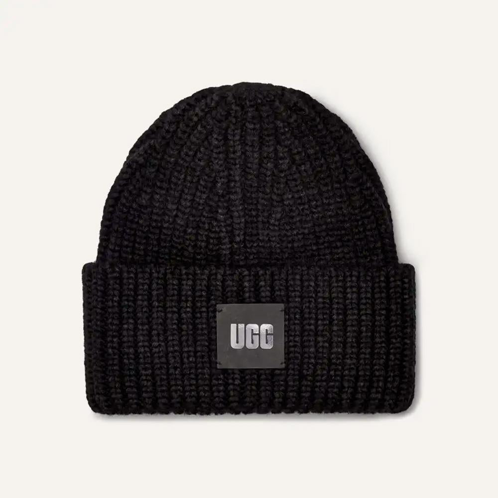 UGG Unisex Chunky Rib Beanie-Camel