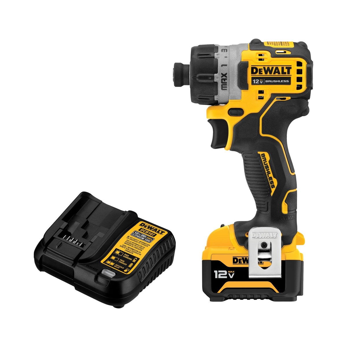 DeWalt Xtreme 12V MAX Brushless 1/4" Screwdriver Kit