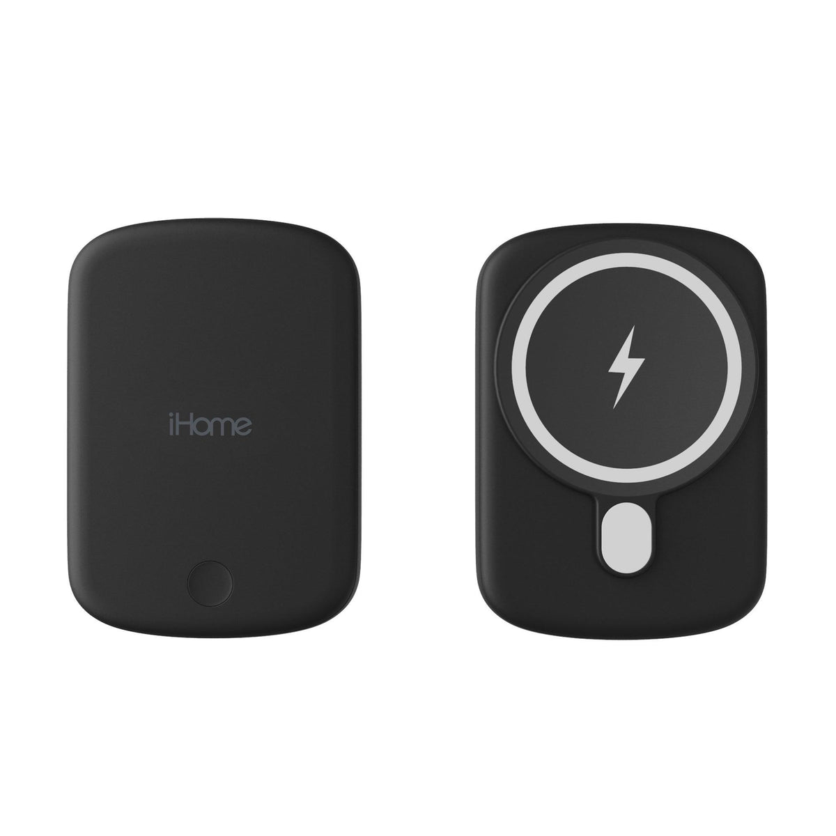 iHome 10000mAh Magnetic Wireless Charging Power Bank Black