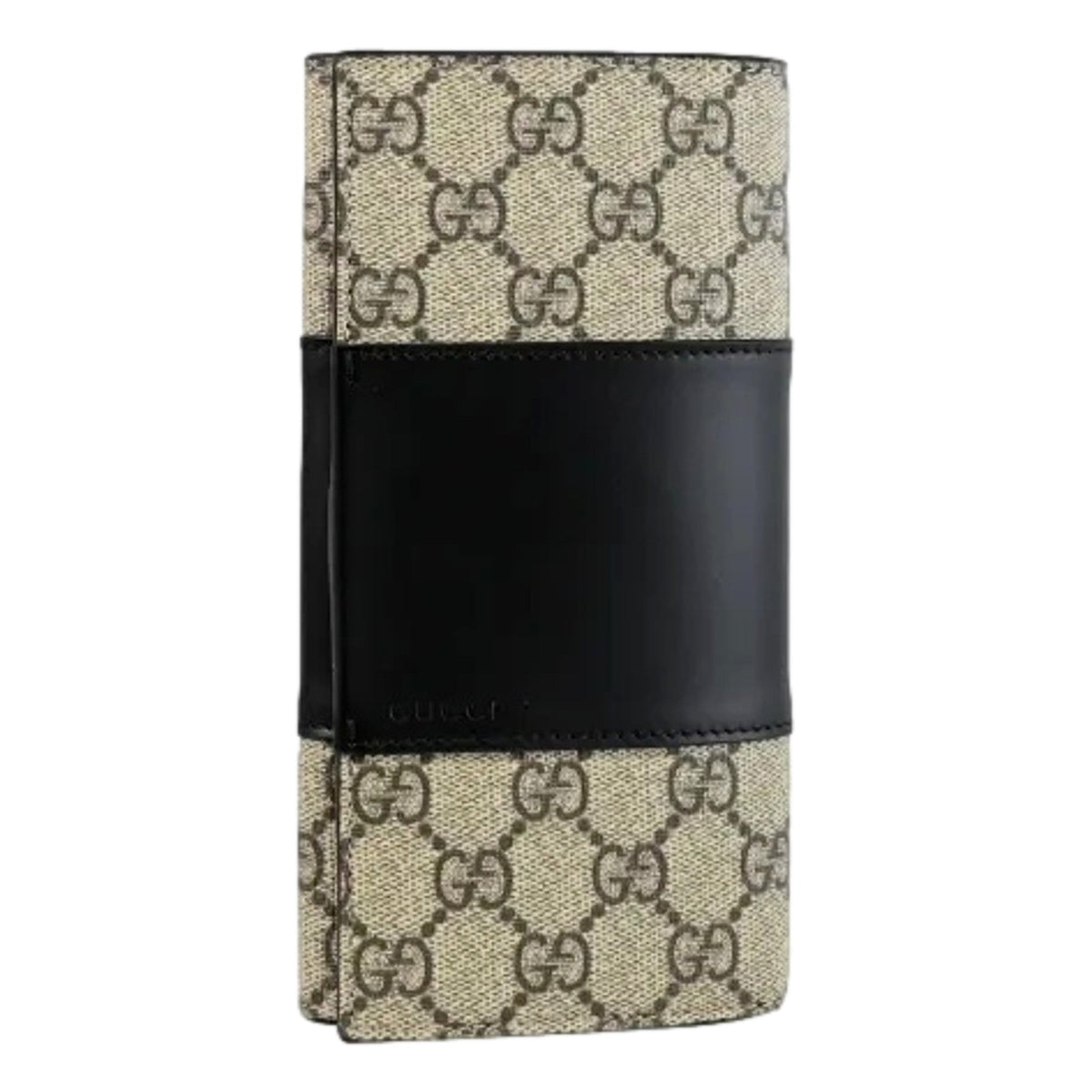 GUCCI GG Supreme Canvas Leather Long Wallet