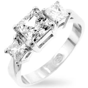Completely Bella Princess Cut Trio Anniversary Ring(8)