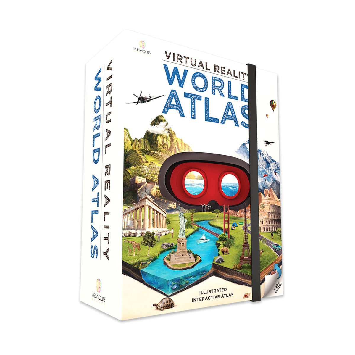 Abacus Brands Virtual Reality World Atlas! Discovery Gift Set Ages 8+ Years