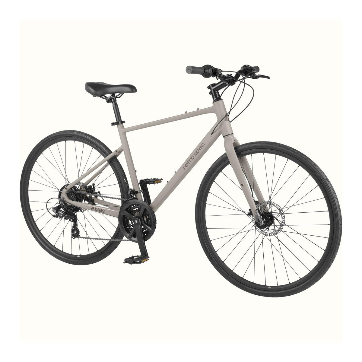 Retrospec Atlas Fitness Hybrid Step Over Bike - 19" Frame Matte Boulder
