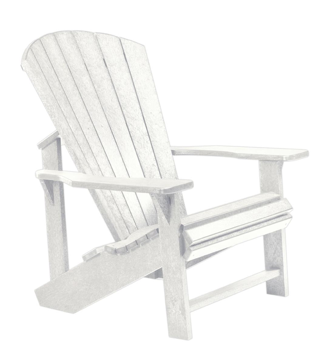 CR Plastics Classic Adirondack - White