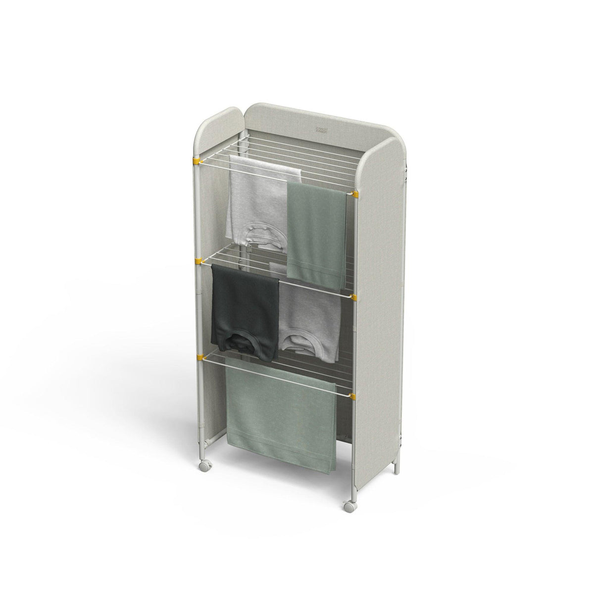 Joseph Joseph Eclipse 3-Tier Ecru Clothes Drying Rack w/ Screen
