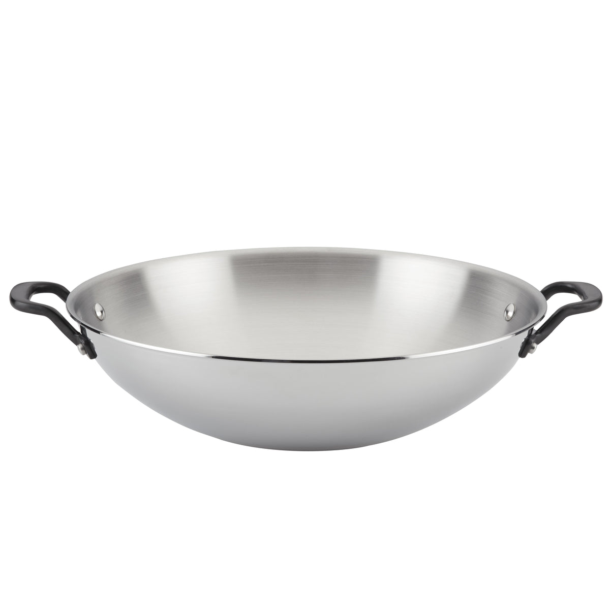 KitchenAid 15" Stainless Steel 5-Ply Clad Wok