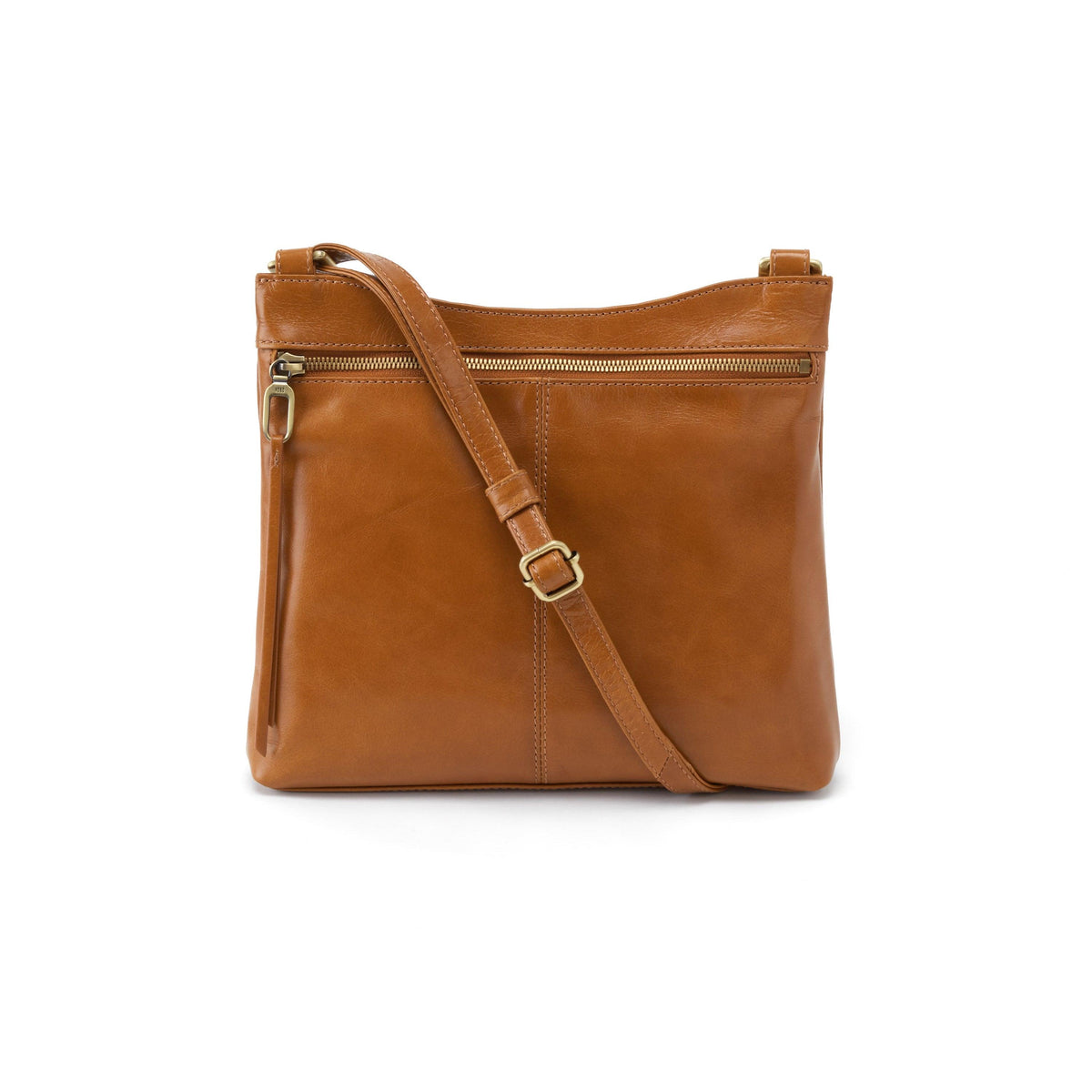 Hobo Cambel Leather Crossbody Truffle