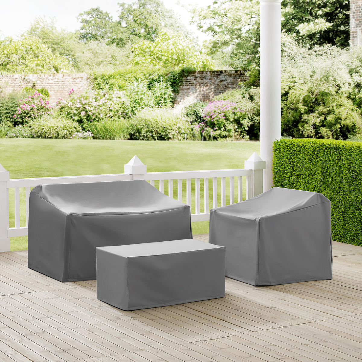 Crosley Outdoor 3Pc Outdoor Furniture Cover Set